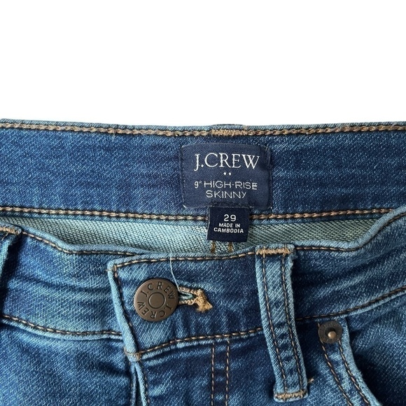 J.Crew 9” High Rise Skinny size 29 - Picture 2 of 11